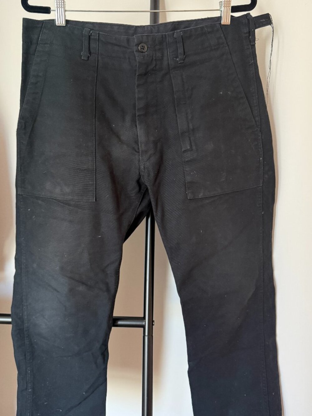 Engineered Garments Black Mens Cargo Pants 34